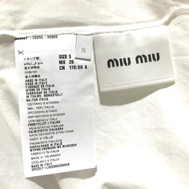 MIU MIU - ミュウミュウ MIUMIU トップス ノースリーブ タンク MIU MIU - ミュウミュウ MIUMIU トップス ノースリーブ タンク