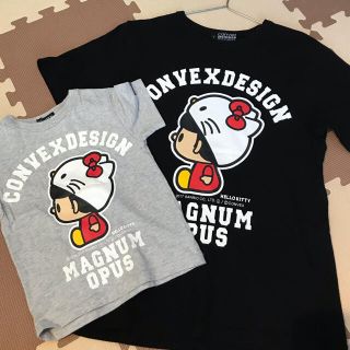 コンベックス(CONVEX)の【親子リンクコーデ】Ｔシャツセット（キッズ100&レディースS）(Tシャツ/カットソー)