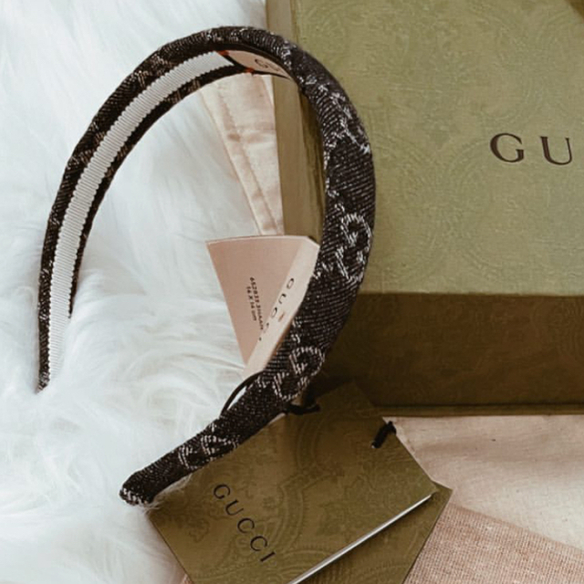 Gucci(グッチ)のGUCCI カチューシャ デニム レディースのヘアアクセサリー(カチューシャ)の商品写真