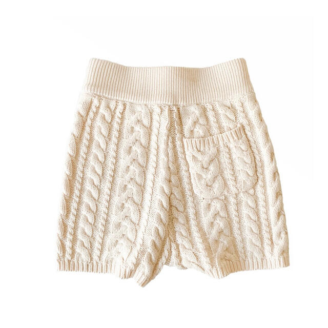 SeaRoomlynn(シールームリン)のCABLE KNIT ショートパンツ レディースのパンツ(ショートパンツ)の商品写真