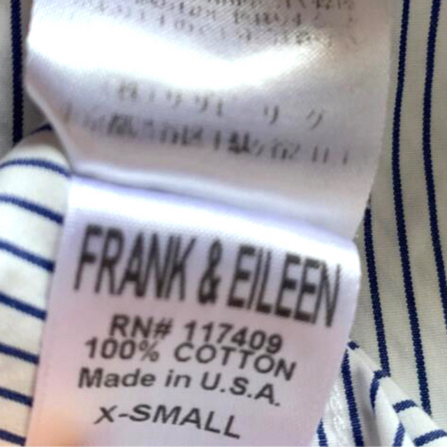 Ron Herman(ロンハーマン)のFrank＆Eileen   LUKE ☆美品ストライプシャツ メンズのトップス(シャツ)の商品写真