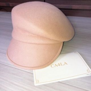 カシラ(CA4LA)のCA4LA  カシラ　ハット　ベージュ　新品(ハット)