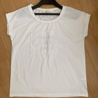 ビーラディエンス(BE RADIANCE)の美品＊ビーラディエンスホワイトロゴTシャツ(Tシャツ(半袖/袖なし))