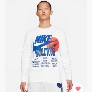 ナイキ(NIKE)のおまけ付　新品未使用　NIKE  NSW WTOUR L/S　L SIZE(Tシャツ/カットソー(七分/長袖))