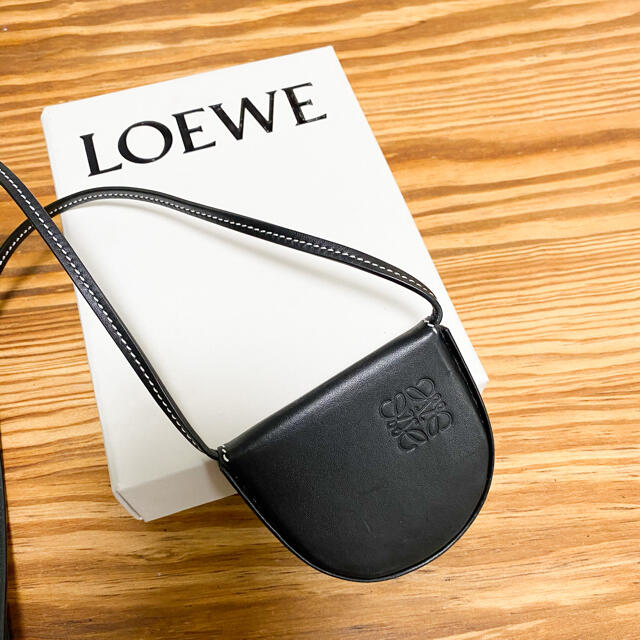 【美品】LOEWE ヒールポーチミニレディース