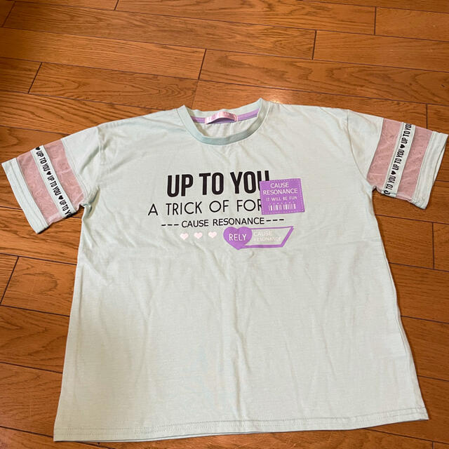 しまむら(シマムラ)のTシャツ140 キッズ/ベビー/マタニティのキッズ服女の子用(90cm~)(Tシャツ/カットソー)の商品写真