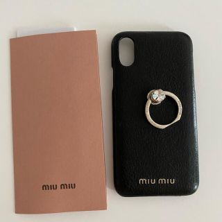 ミュウミュウ(miumiu)のmiu miu iPhoneX.XSケース(iPhoneケース)