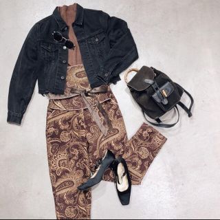 アメリヴィンテージ(Ameri VINTAGE)のAmeri VINTAGE PAISLEY RUG PANTS(カジュアルパンツ)