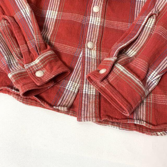 RRL ラルフローレン チンスト ユニオンタグ チェック ネルシャツ 長袖