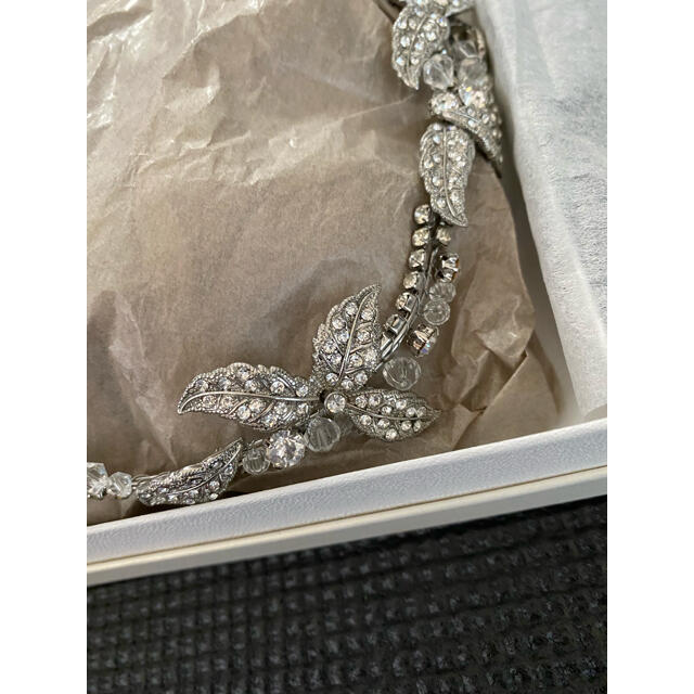orgablanca ヘアアクセサリーBAILA crown Silver ハンドメイドのウェディング(ヘッドドレス/ドレス)の商品写真