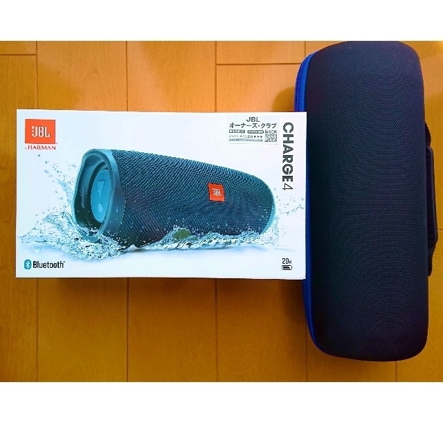 【美品】JBL CHARGE 4 BLUE スピーカー Bluetooth