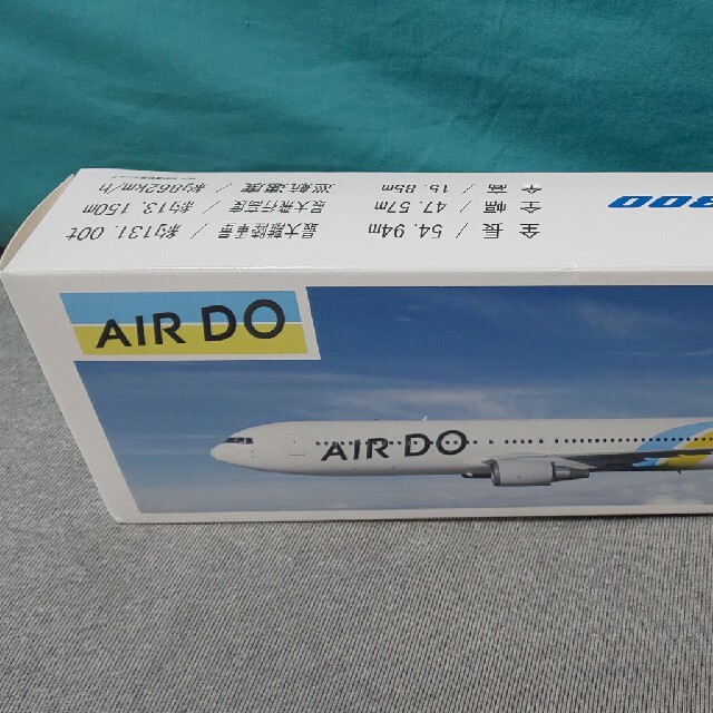 AIRDO エアドゥ B767-300 モデルプレーン 新品 1:200の通販 by AIRDO エアドゥ B767-300 モデルプレーン 新品 1:200の通販 by