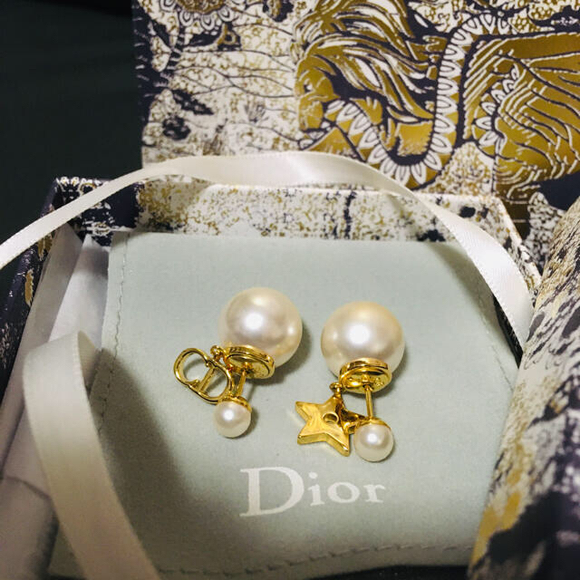 クリスチャンディオール トライバルボールピアス christiandior