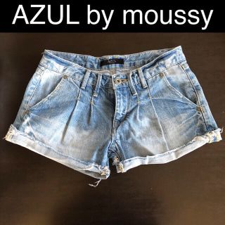 アズールバイマウジー(AZUL by moussy)のAZUL by moussy デニム ショートパンツ 25(ショートパンツ)