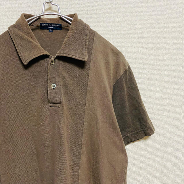 COMME des GARCONS HOMME PLUS(コムデギャルソンオムプリュス)の一点物　00年代　00s 2005年製　コム デ ギャルソン・オム　ポロシャツ メンズのトップス(ポロシャツ)の商品写真