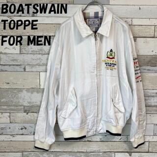 BOATSWAIN TOPPE FOR MEN 刺繍ロゴ スイングトップ (カバーオール)