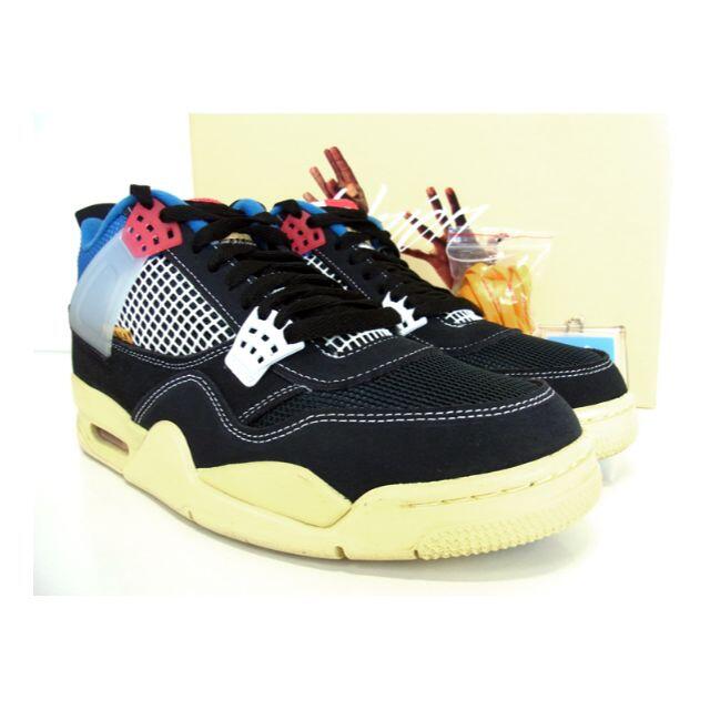 ナイキNIKE×ユニオンUNION■AIRJORDAN4エアジョーダンスニーカー810状態コメント