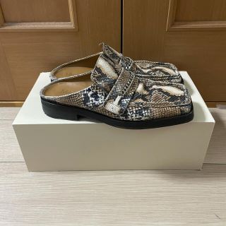 マルタンマルジェラ(Maison Martin Margiela)のMartin Rose 20ss ローファー　パイソン(ドレス/ビジネス)