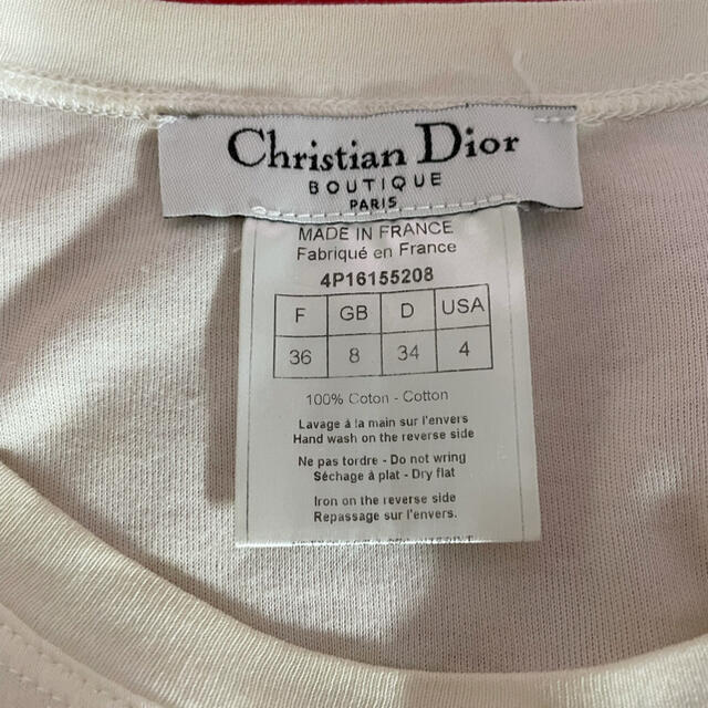 ディオール Tシャツ スワロフスキー パリ本店