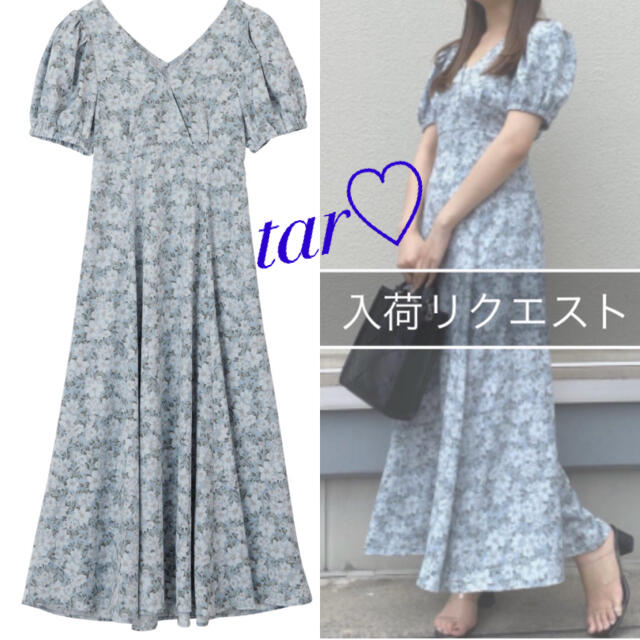 新品♡ヴィンテージフラワーカシュクールワンピ