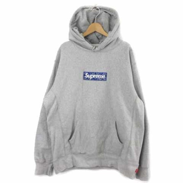 シュプリーム 19AW Bandana Box Logo パーカー ボックス