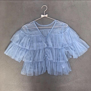エディットフォールル(EDIT.FOR LULU)のfrill blouse♡(シャツ/ブラウス(半袖/袖なし))