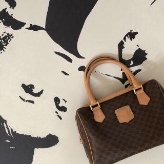 セリーヌ(celine)の良品✨CELINE ❤️ マカダム ヴィンテージ ハンドバッグ(ハンドバッグ)