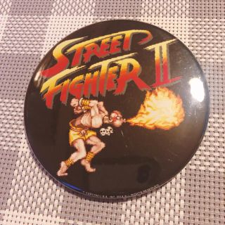 カプコン(CAPCOM)のストリートファイターII ドット ダルシム 缶バッジ(ゲームキャラクター)