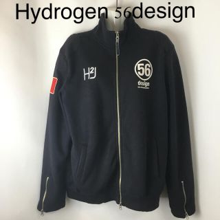 ハイドロゲン(HYDROGEN)の★Hydrogenハイドロゲン★56design パーカー黒　サイズL(パーカー)