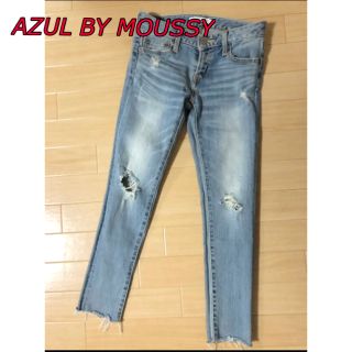 マウジー(moussy)のAZUL BY MOUSSY デニム　ダメージデニム　値下げ(デニム/ジーンズ)