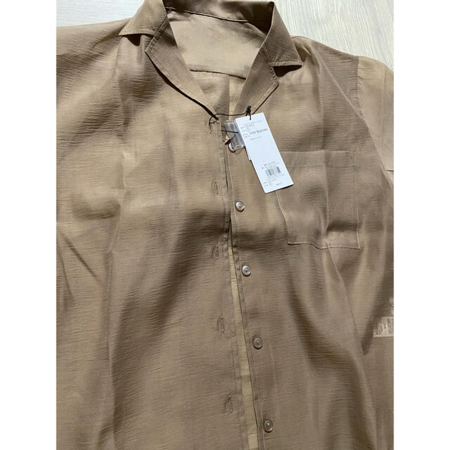 AZUL by moussy(アズールバイマウジー)のシースルー　シャツ レディースのトップス(シャツ/ブラウス(半袖/袖なし))の商品写真