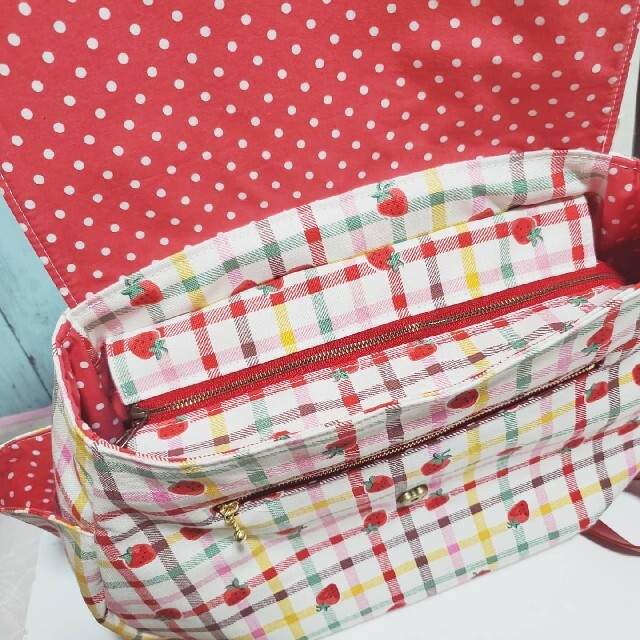 フタ付き まん丸リュック キャンディキャンディ ハンドメイド 1
