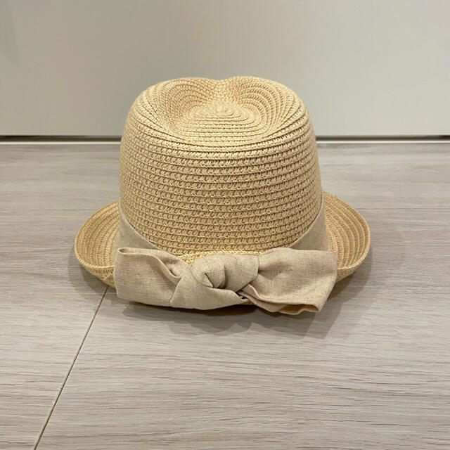 麦わら帽子 ストローハット レディースの帽子(麦わら帽子/ストローハット)の商品写真
