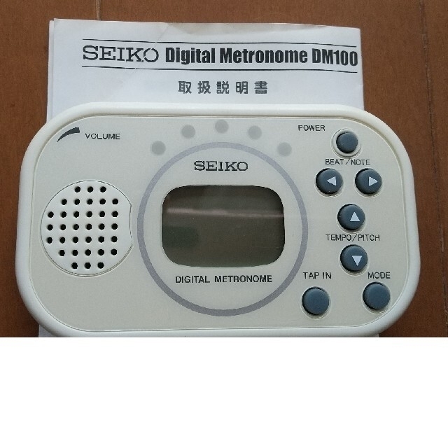 SEIKO(セイコー)のデジタルメトロノーム  取説付き 楽器の楽器 その他(その他)の商品写真