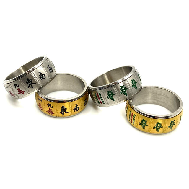 16号　国士無双　シルバー　麻雀　幸運　リング　指輪　品質保証　配送保証 メンズのアクセサリー(リング(指輪))の商品写真