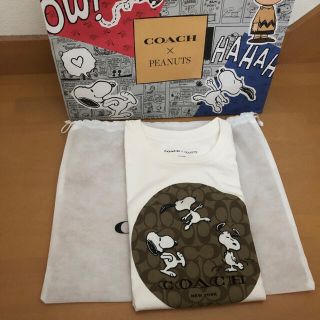 コーチ(COACH)の新品未使用 COACH×PEANUTS スヌーピー シグネチャー Tシャツ M(Tシャツ(半袖/袖なし))