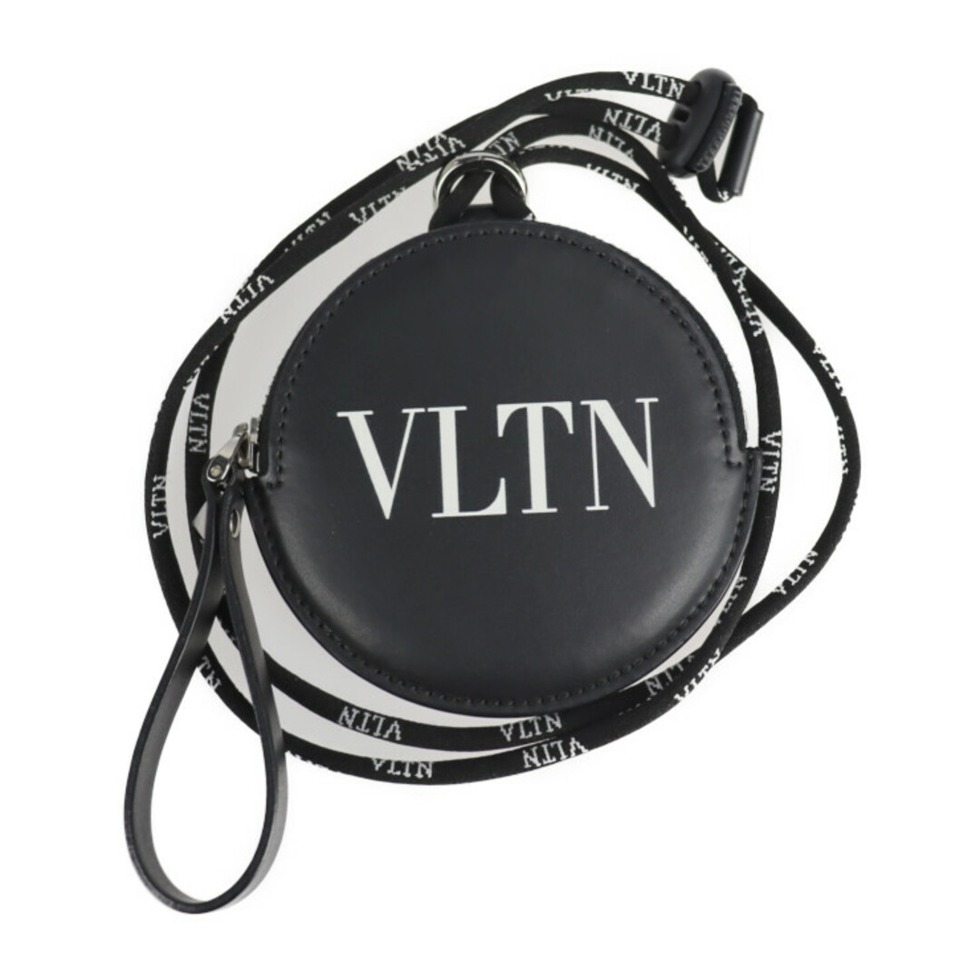 Valentino ヴァレンチノ  VLTN NECK COIN PURSE コインケース SY2P0P86LVN レザー   ブラック   ネックコインパース 小銭入れ 【本物保証】