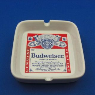 Budweiser（バドワイザー）の灰皿（ホワイト）(灰皿)