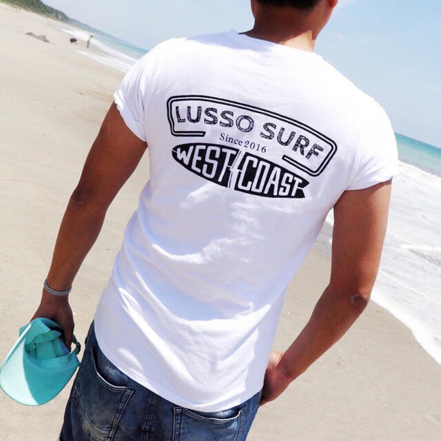 patagonia(パタゴニア)の背中で目立つ☆LUSSO SURF ウェストコーストTシャツ　Lサイズ☆ メンズのトップス(Tシャツ/カットソー(半袖/袖なし))の商品写真