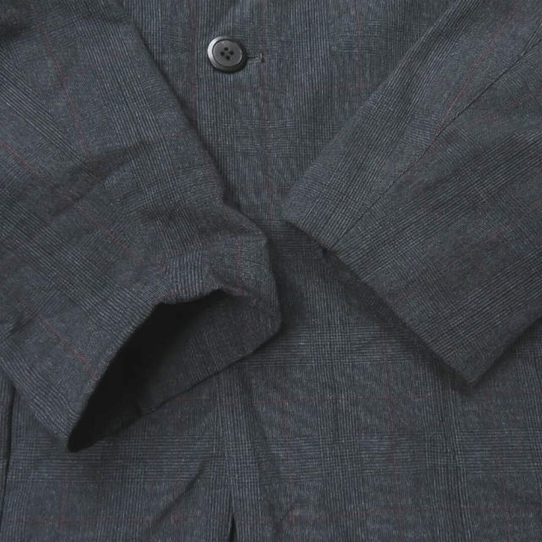 mando マンド 19AW 日本製 PE/RY CHECK COVERALL JACKET ポリエステルレーヨン グレンチェックカバーオール 9394-003 1 ネイビー ジャケット アウター【新古品】【中古】【mando】