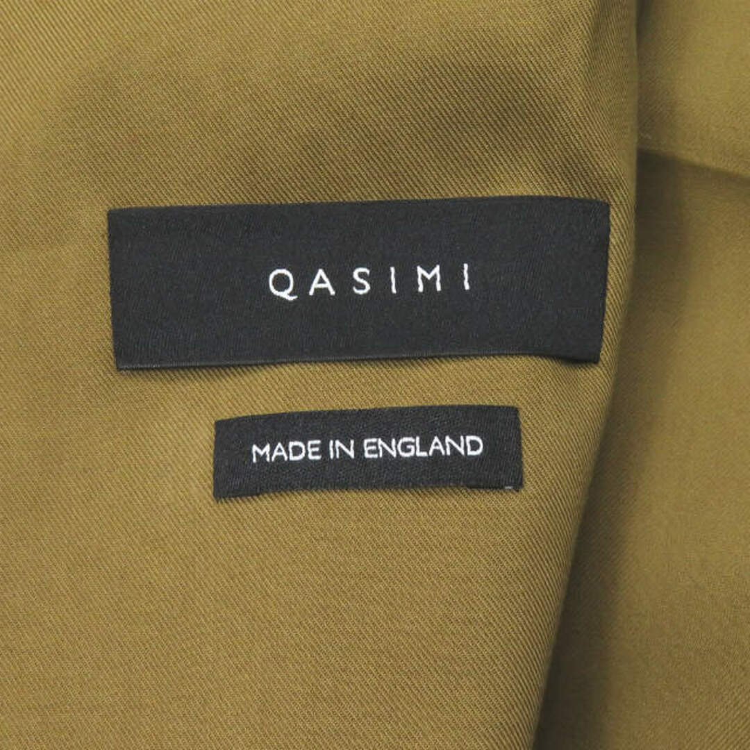 QASIMI カシミ 19AW イギリス製 HEAVY TWILL OVERSIZED TRENCH COAT ヘビーツイル オーバーサイズトレンチコート 44 カーキ アウター【新古品】【QASIMI】