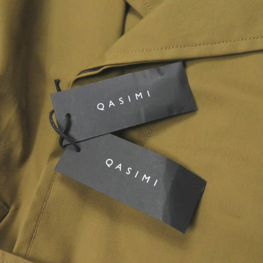 QASIMI カシミ 19AW イギリス製 HEAVY TWILL OVERSIZED TRENCH COAT ヘビーツイル オーバーサイズトレンチコート 44 カーキ アウター【新古品】【QASIMI】