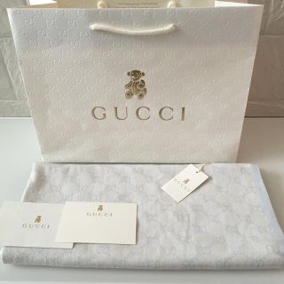 グッチ(Gucci)の新品 GUCCI ベビー ブランケット おくるみ キッズ(おくるみ/ブランケット)