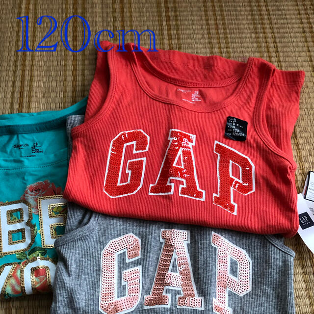 GAP(ギャップ)のGAP Tシャツ タンクトップ キッズ/ベビー/マタニティのキッズ服女の子用(90cm~)(Tシャツ/カットソー)の商品写真