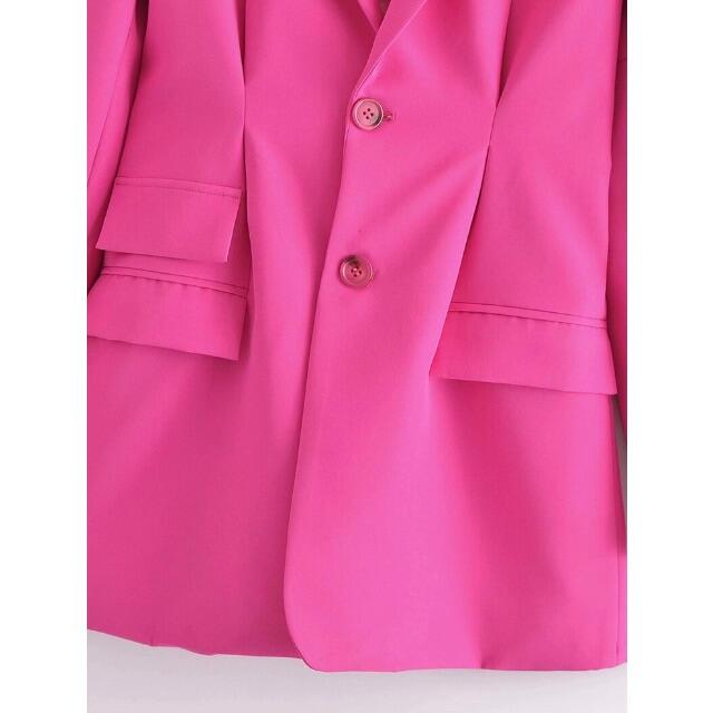 ZARA - 🌻7月新作🏖4807◇pink ピンク テーラードジャケット ZARA - 🌻7月新作🏖4807◇pink ピンク テーラードジャケット