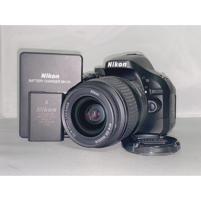 【初心者最適!!】Nikon D5200 18-55mm 標準レンズニコン