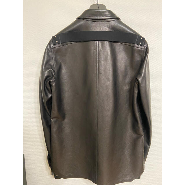 Rick Owens(リックオウエンス)のrickowens 20fw leather outershirts46 メンズのジャケット/アウター(レザージャケット)の商品写真