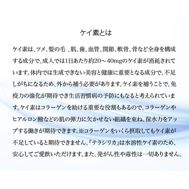 TeraSilica テラシリカ【2本×100ml】 コスメ/美容のコスメ/美容 その他(その他)の商品写真