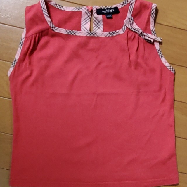 BURBERRY(バーバリー)のBURBERRY　タンクトップ　カットソー　130 キッズ/ベビー/マタニティのキッズ服女の子用(90cm~)(Tシャツ/カットソー)の商品写真