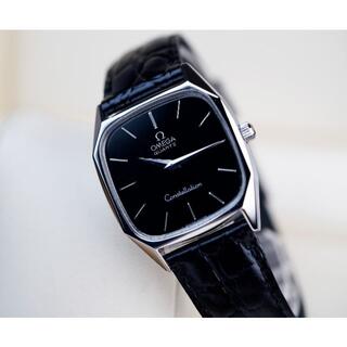 オメガ(OMEGA)の美品 オメガ コンステレーション オクタゴン シルバー ブラック メンズ (腕時計(アナログ))